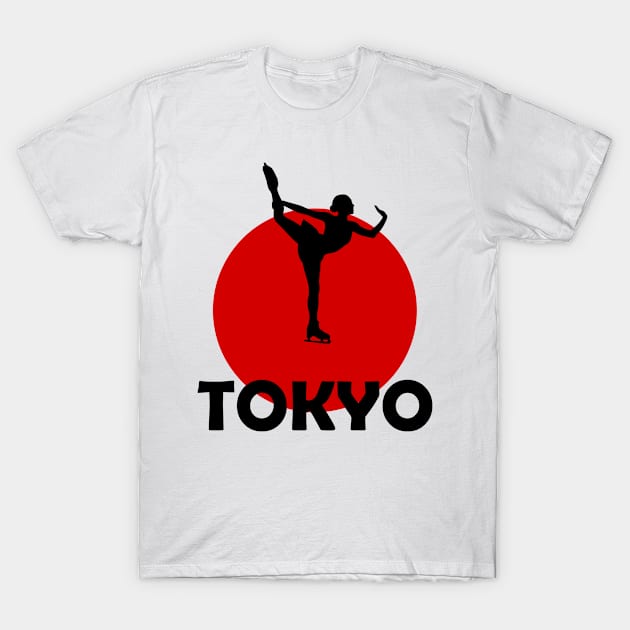 Sport, Ice skate & Tokyo T-Shirt by ArtDesignDE